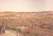 William Holman Hunt, The Plain of Rephaim from Mount Zion (mk46)